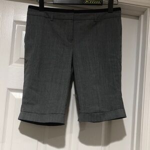 Gray Tailored Shorts